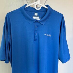Columbia PFG Omni Freeze Men's XL Polo Short Sleeve Shirt